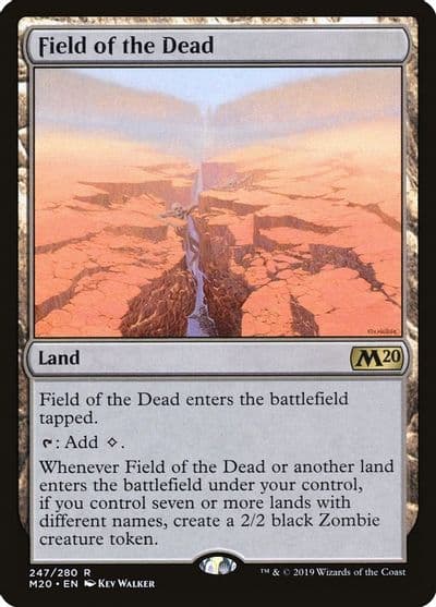 Field of the Dead Core Set 2020 Magic card