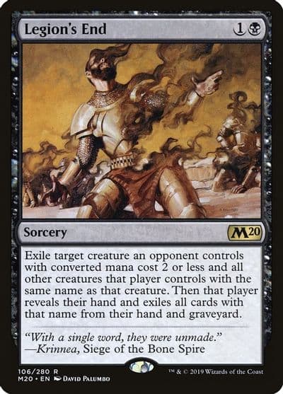 Legions End Core Set 2020 Magic card