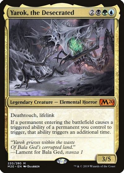 Yarok the Desecrated Core Set 2020 Magic card