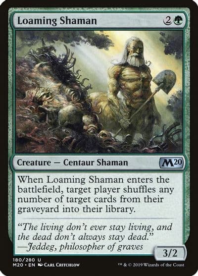 Loaming Shaman Core Set 2020 Magic card