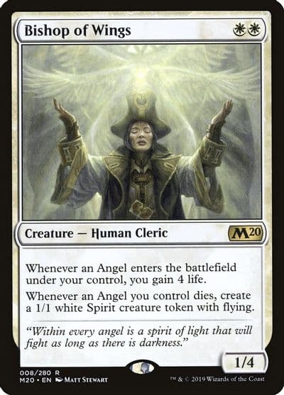 Bishop of Wings Core Set 2020 Magic card