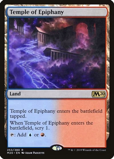 Temple of Epiphany Core Set 2020 Magic card