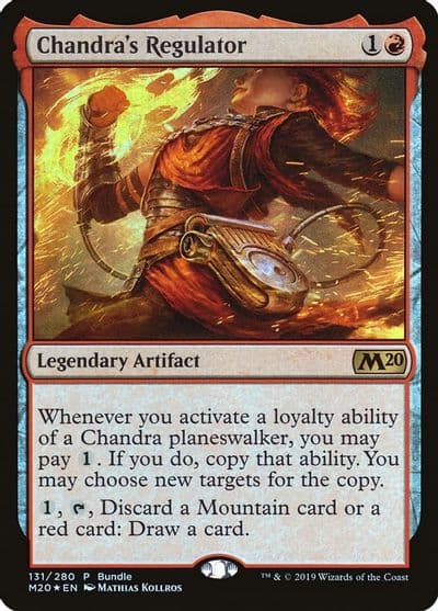 Chandras Regulator M20 Bundle Unique and Miscellaneous Promos Magic card