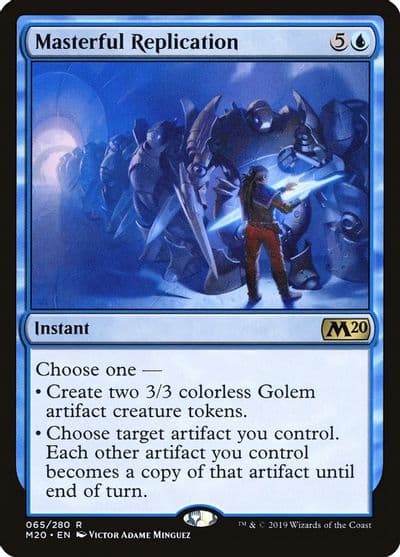 Masterful Replication Core Set 2020 Magic card