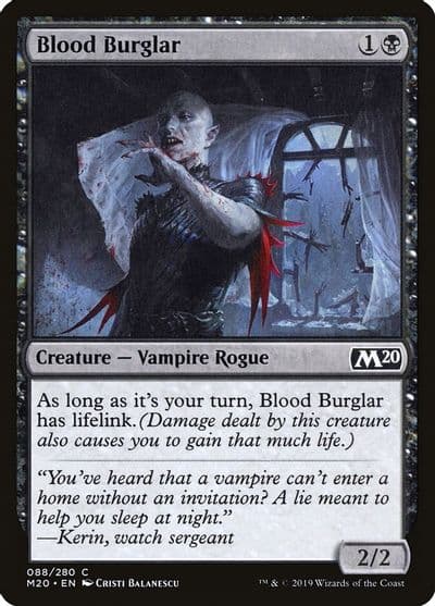 Blood Burglar Core Set 2020 Magic card