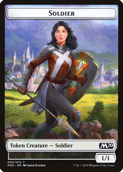 Soldier Token Core Set 2020 Magic card