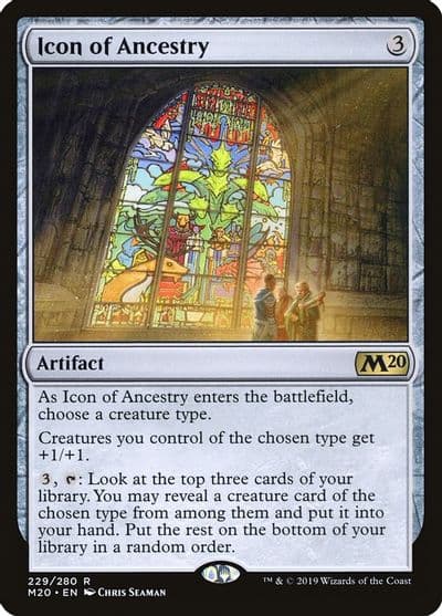 Icon of Ancestry Core Set 2020 Magic card