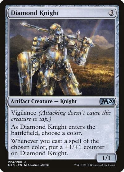 Diamond Knight Core Set 2020 Magic card