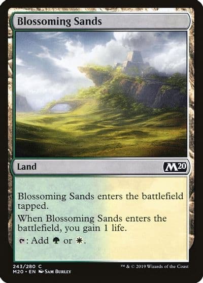 Blossoming Sands Core Set 2020 Magic card