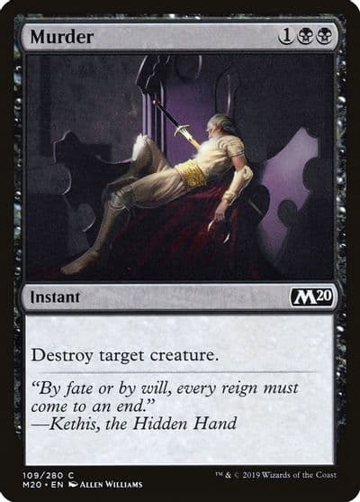 Murder Core Set 2020 Magic card