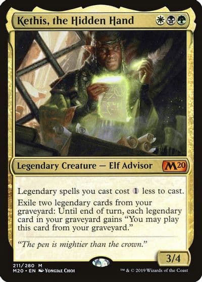 Kethis the Hidden Hand Core Set 2020 Magic card