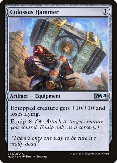 Colossus Hammer Core Set 2020 Magic card