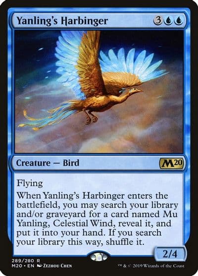 Yanlings Harbinger Core Set 2020 Magic card