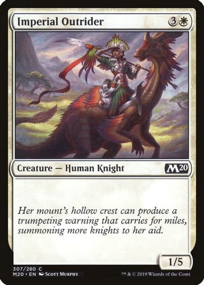 Imperial Outrider Core Set 2020 Magic card
