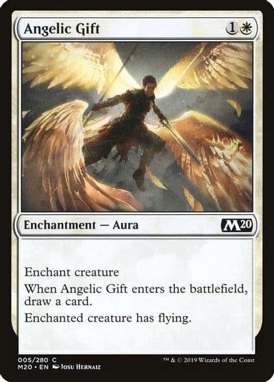 Angelic Gift Core Set 2020 Magic card