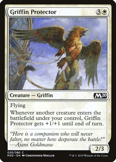 Griffin Protector Core Set 2020 Magic card