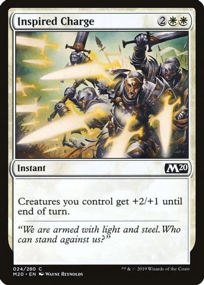 Inspired Charge Core Set 2020 Magic card