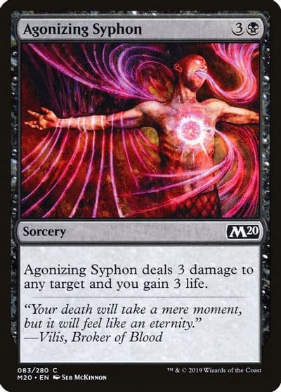 Agonizing Syphon Core Set 2020 Magic card