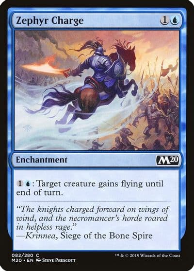 Zephyr Charge Core Set 2020 Magic card