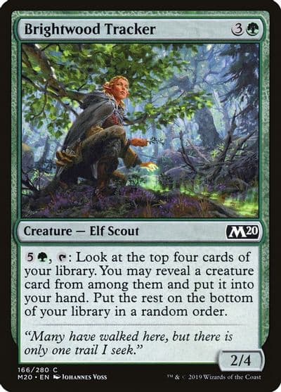 Brightwood Tracker Core Set 2020 Magic card