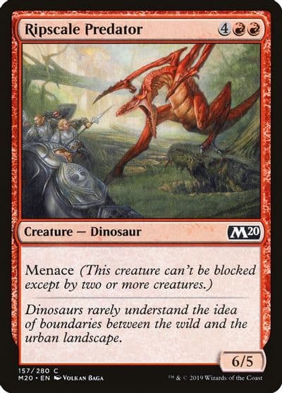 Ripscale Predator Core Set 2020 Magic card