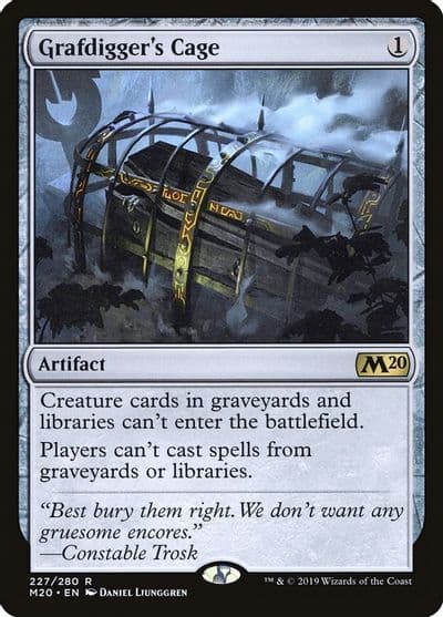 Grafdiggers Cage Core Set 2020 Magic card