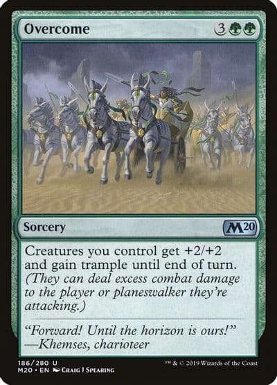 Overcome Core Set 2020 Magic card