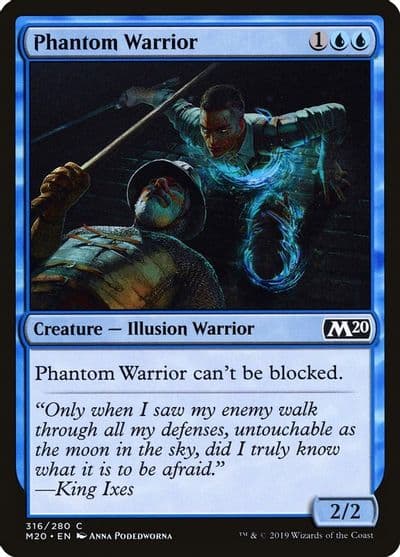 Phantom Warrior Core Set 2020 Magic card