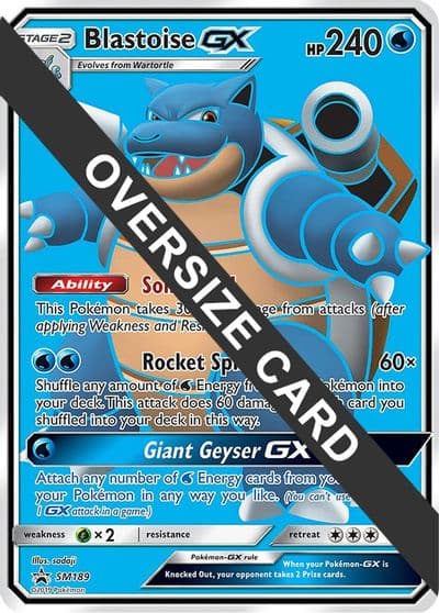 Blastoise GX - SM189 (Black Star Promos) Jumbo Cards Pokemon card