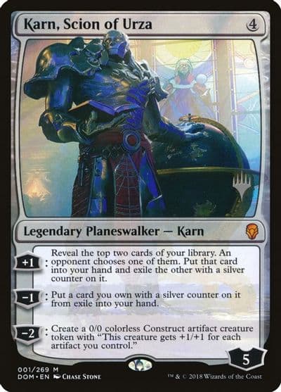 Karn Scion of Urza Promo Pack: Core Set 2020 Magic card