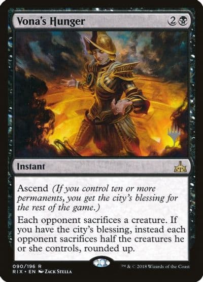 Vonas Hunger Promo Pack: Core Set 2020 Magic card