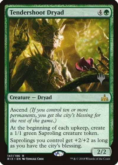 Tendershoot Dryad Promo Pack: Core Set 2020 Magic card