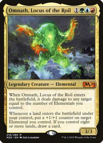 Omnath Locus of the Roil Promo Pack: Core Set 2020 Magic card