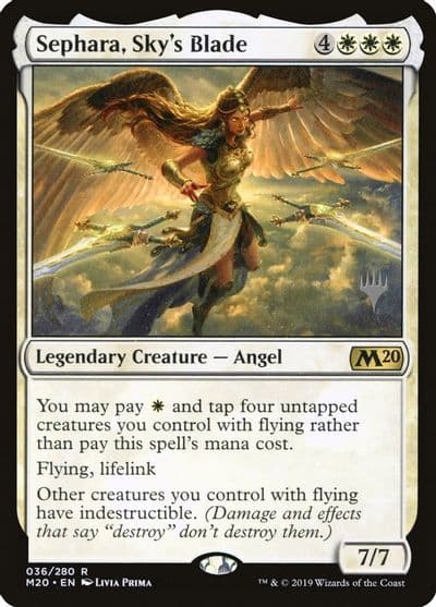 Sephara Skys Blade Promo Pack: Core Set 2020 Magic card