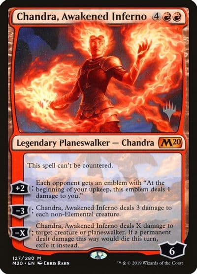 Chandra Awakened Inferno Promo Pack: Core Set 2020 Magic card