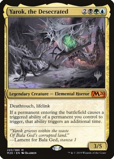 Yarok the Desecrated Promo Pack: Core Set 2020 Magic card