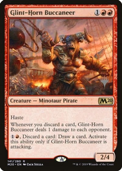 Glint Horn Buccaneer Promo Pack: Core Set 2020 Magic card