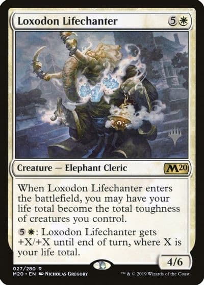 Loxodon Lifechanter Promo Pack: Core Set 2020 Magic card