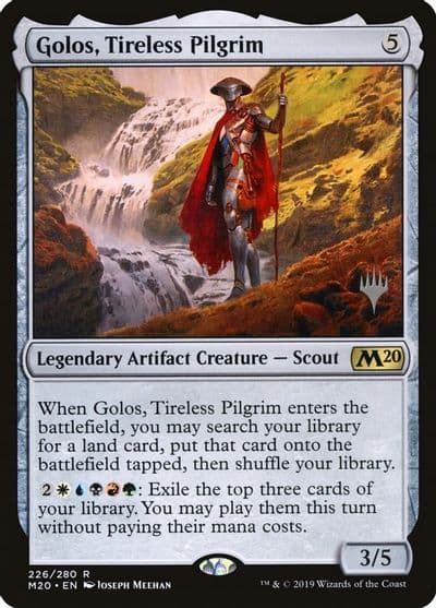 Golos Tireless Pilgrim Promo Pack: Core Set 2020 Magic card