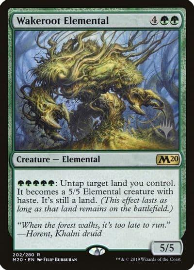 Wakeroot Elemental Promo Pack: Core Set 2020 Magic card