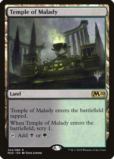 Temple of Malady Promo Pack: Core Set 2020 Magic card