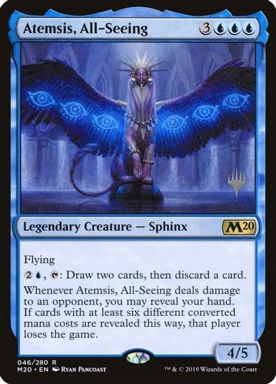Atemsis All Seeing Promo Pack: Core Set 2020 Magic card