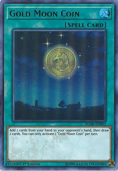 Gold Moon Coin Battles of Legend: Hero's Revenge Yu-Gi-Oh! card