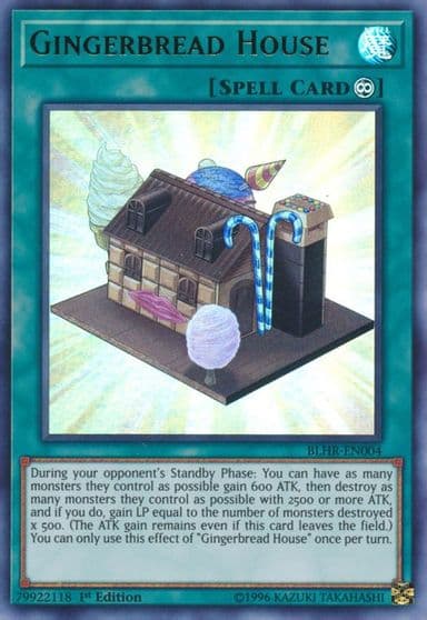 Gingerbread House Battles of Legend: Hero's Revenge Yu-Gi-Oh! card