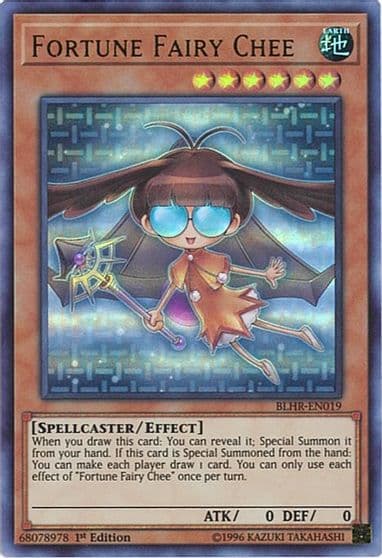 Fortune Fairy Chee Battles of Legend: Hero's Revenge Yu-Gi-Oh! card