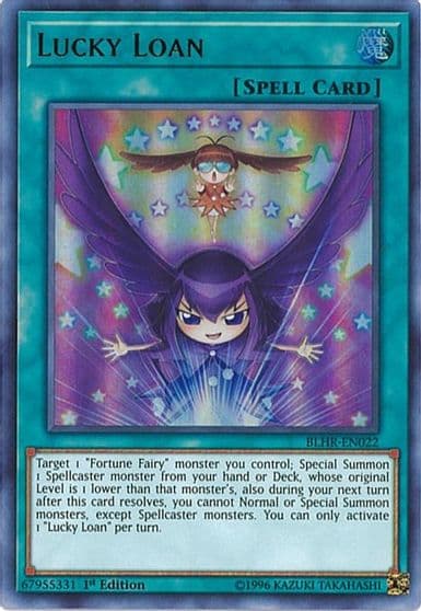 Lucky Loan Battles of Legend: Hero's Revenge Yu-Gi-Oh! card