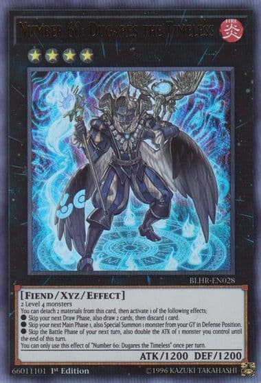 Number 60 Dugares the Timeless Battles of Legend: Hero's Revenge Yu-Gi-Oh! card