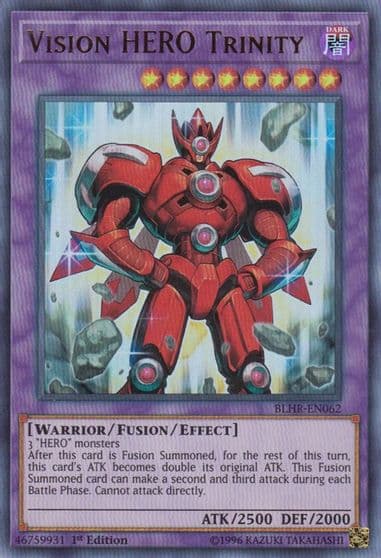 Vision HERO Trinity Battles of Legend: Hero's Revenge Yu-Gi-Oh! card