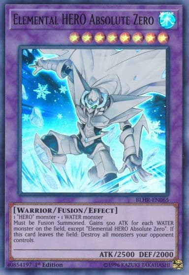 Elemental HERO Absolute Zero Battles of Legend: Hero's Revenge Yu-Gi-Oh! card