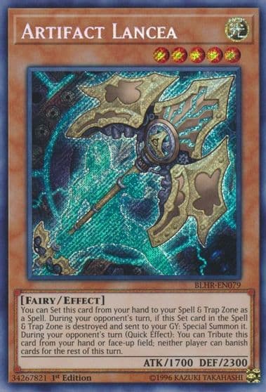 Artifact Lancea Battles of Legend: Hero's Revenge Yu-Gi-Oh! card